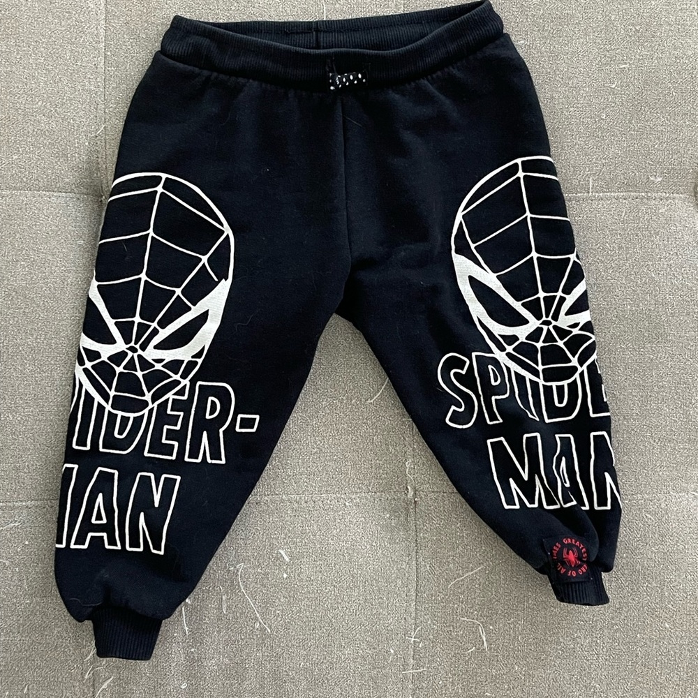 Zara spiderman jogger sweatpants